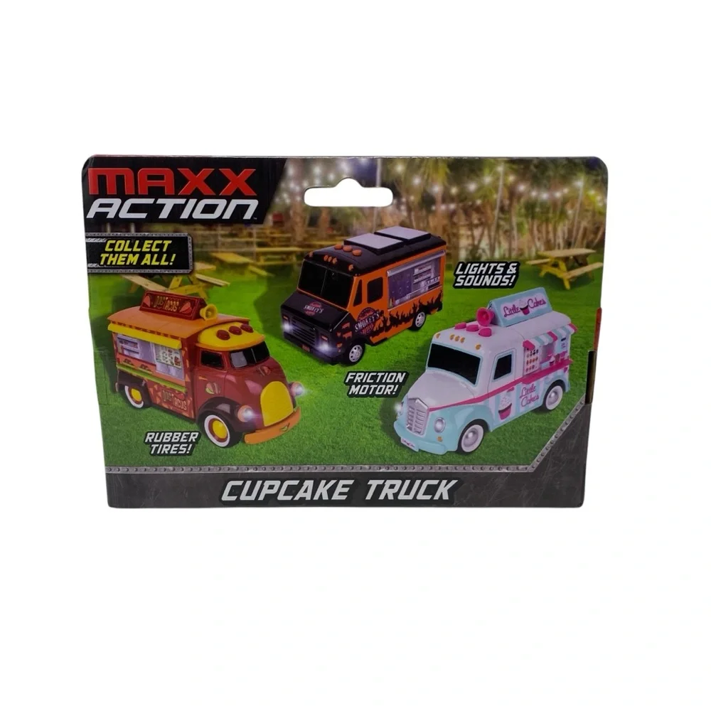 Maxx Action 5” Ice‎ Cream Truck Friction Motor Lights & Sounds, Rubber Tires NEW - Picture 5 of 6